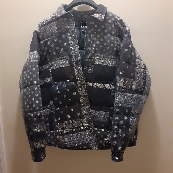 A Urban Outfitters Bandana Print Jacket 